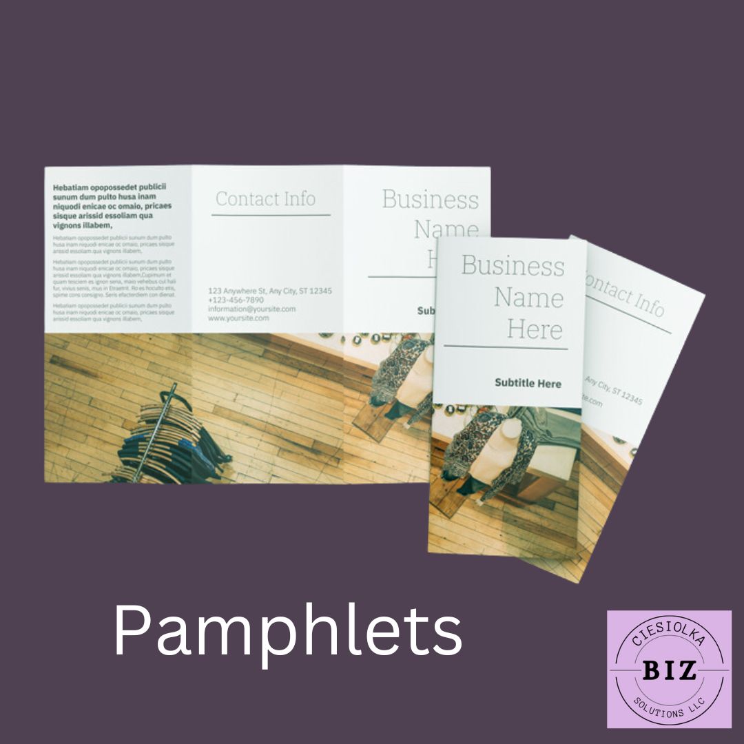 Custom Pamphlets